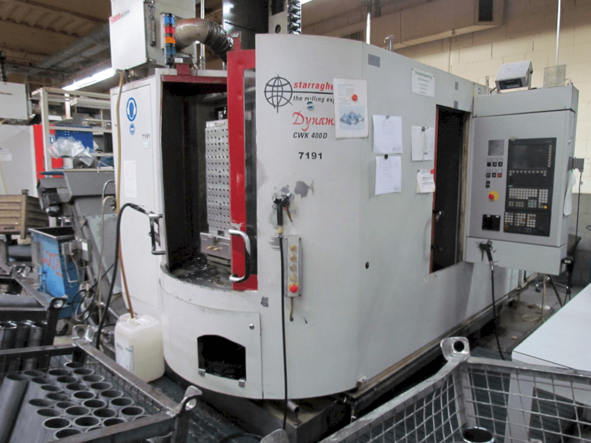 A Heckert CWK 400 D gép elölnézete