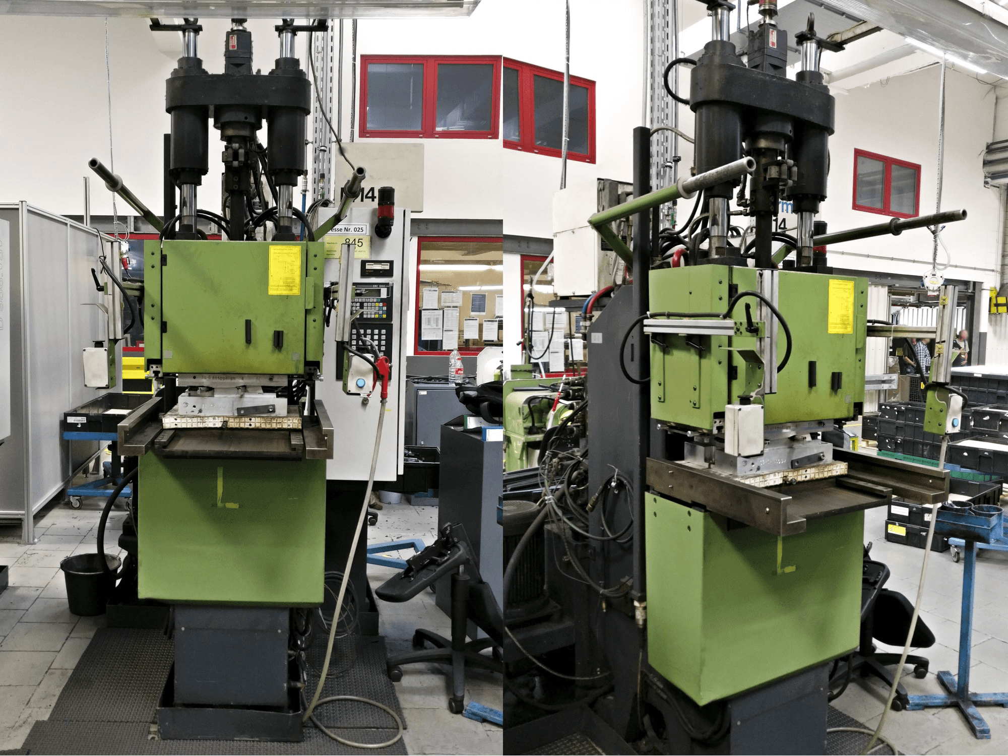 A Kloeckner Desma 956.050 gép elölnézete