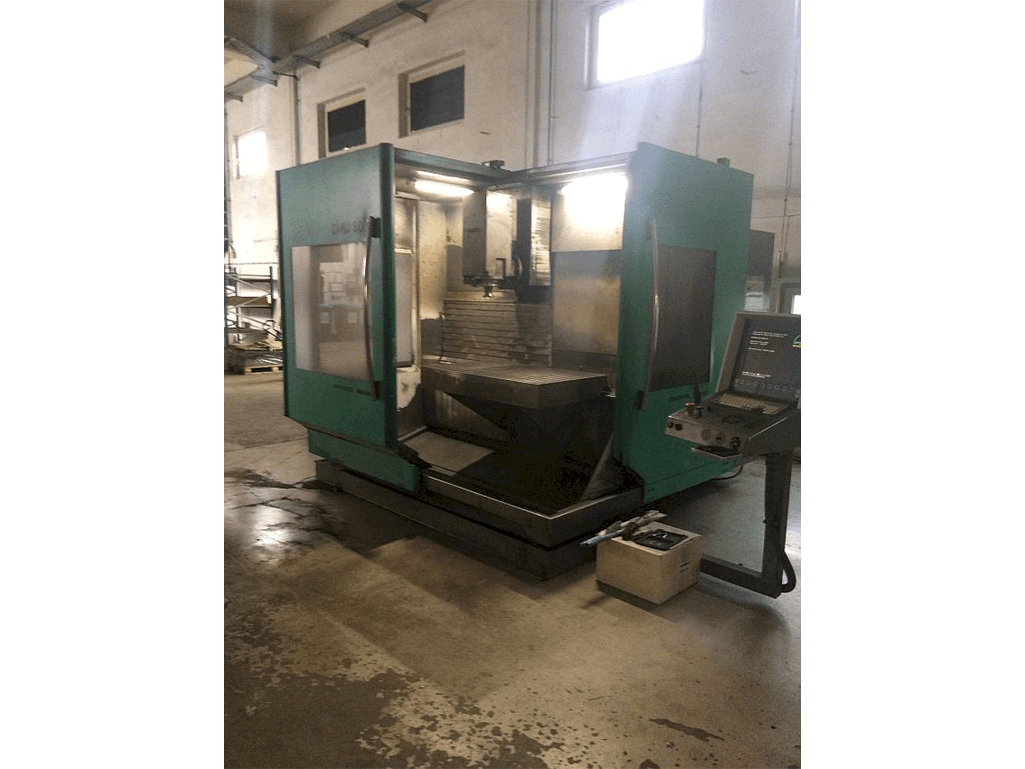 A DMG 80E gép elölnézete