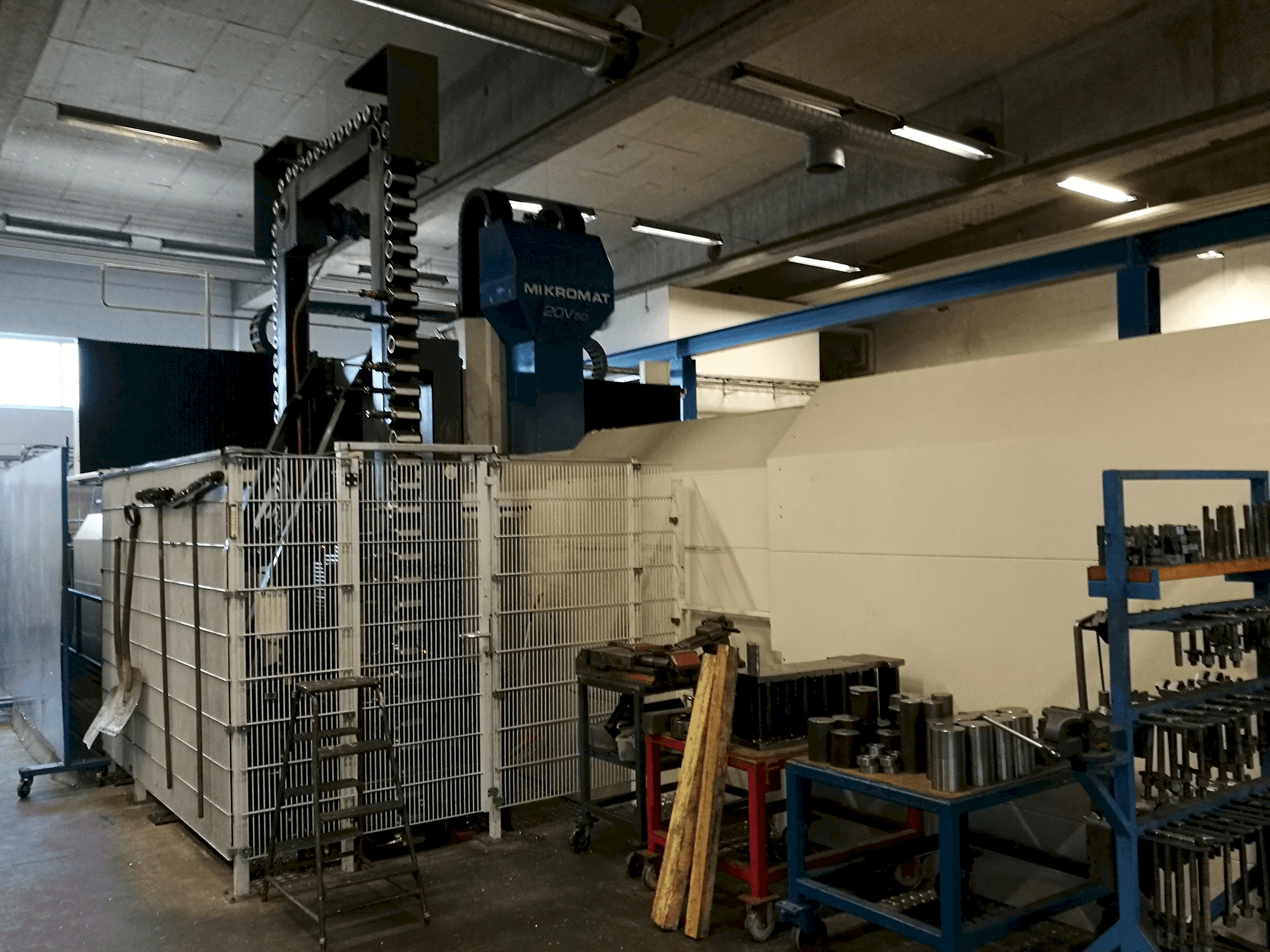 A MIKROMAT 20V 5D gép részlete